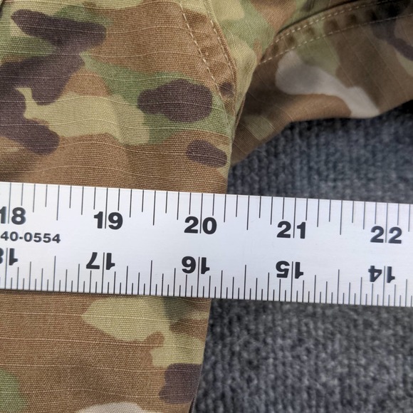 U.S. Military Insect Guard Camo Shirt Green Tan Size Small Long Pockets - Picture 7 of 13